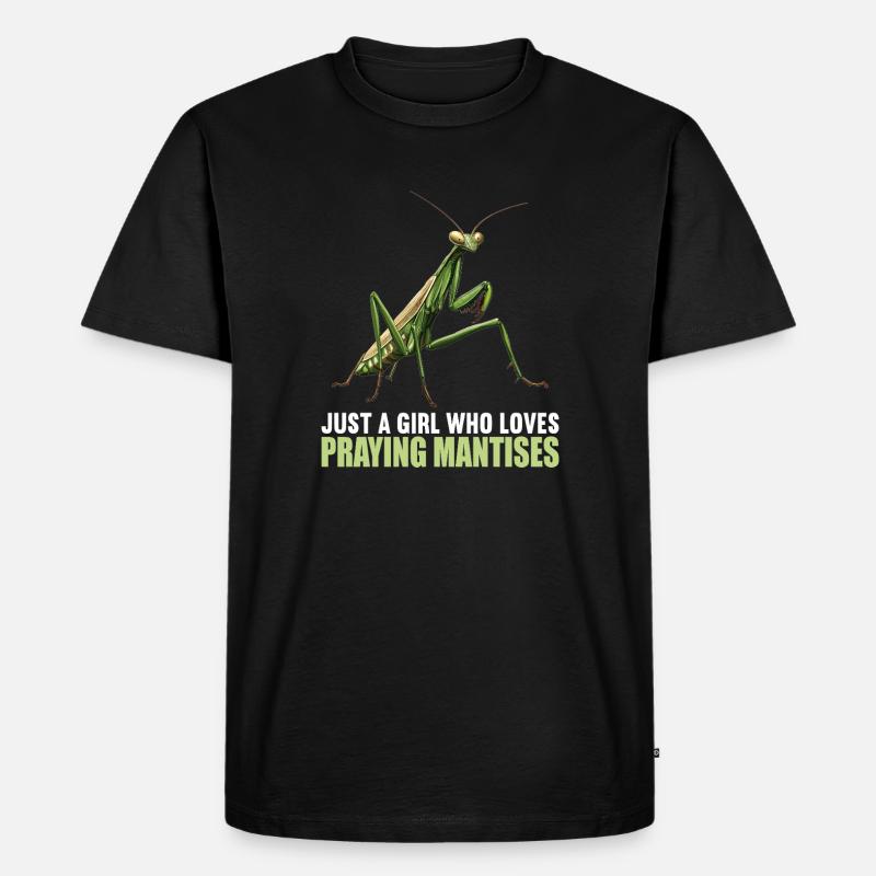 Gottesanbeterinnen Gottesanbeterin - Männer Premium Bio T-Shirt - Schwarz