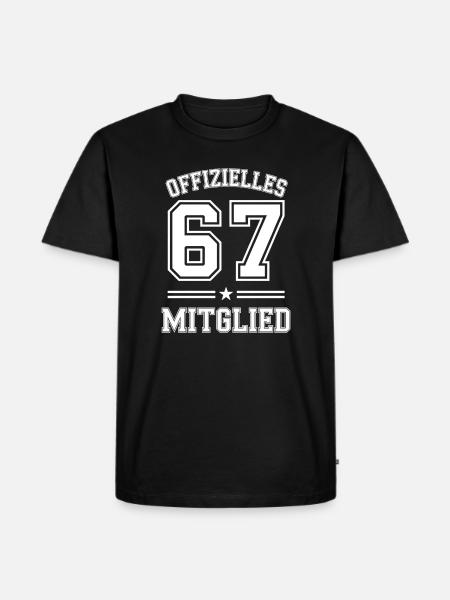 Official 67 Member Club Team - Men's Premium Organic T-Shirt - black