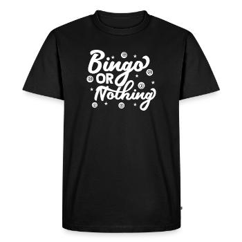 Bingo Player Bingo Or Nothing Bingo - T-shirt Premium bio Homme - noir - Devant - Nico (187cm)