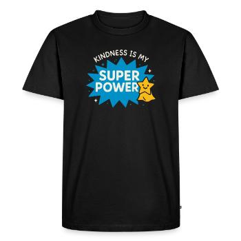 Sympathie anti-harcèlement, Lève-toi - T-shirt Premium bio Homme - noir - Devant - Nico (187cm)