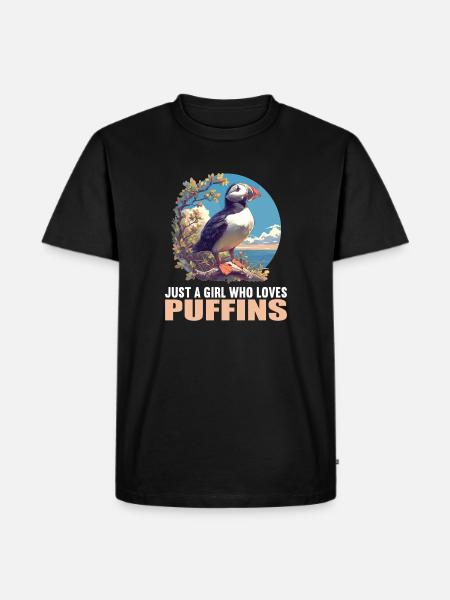 Puffin Papageientaucher - Men's Premium Organic T-Shirt - black