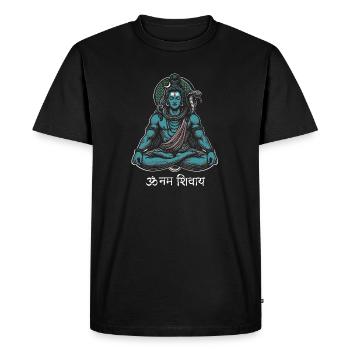 À propos de Namah Shivaya - T-shirt Premium bio Homme - noir - Devant - Nico (187cm)