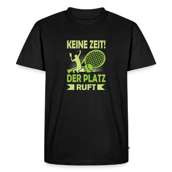 Tennis Player Gifts Tennis Sayings Outfits - Men's Premium Organic T-Shirt - black - Front - Nico (187cm)