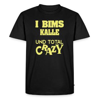 Dire Kalle - T-shirt Premium bio Homme - noir - Devant - Nico (187cm)