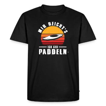 Kayaker Gifts Kayak Water Sports Outfits - Men's Premium Organic T-Shirt - black - Front - Nico (187cm)