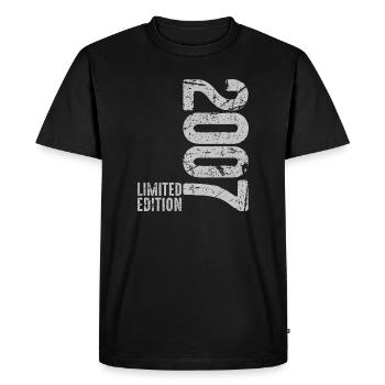 19e anniversaire Jeunes Filles 19 ans 2007 - T-shirt Premium bio Homme - noir - Devant - Nico (187cm)