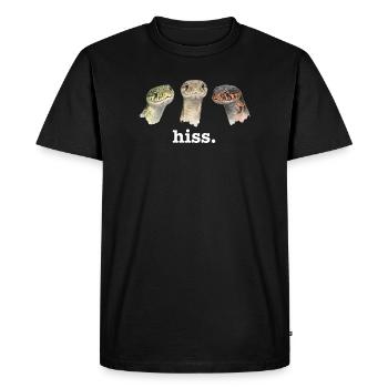 Snake Funny Snake Lover Lusti - Men's Premium Organic T-Shirt - black - Front - Nico (187cm)