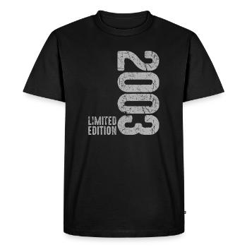 Vintage 2003 – 23rd Birthday 2003 Vintage - Men's Premium Organic T-Shirt - black - Front - Nico (187cm)