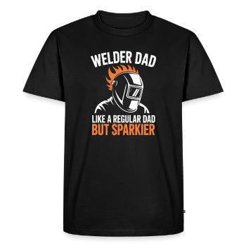 Gift, work, professional, christmas, sweat - Men's Premium Organic T-Shirt - black - Front - Nico (187cm)