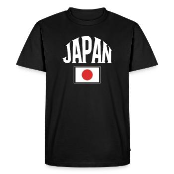 Japon - T-shirt Premium bio Homme - noir - Devant - Nico (187cm)