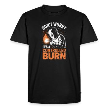 Welder Saying Profession Funny Welder Gift - Men's Premium Organic T-Shirt - black - Front - Nico (187cm)