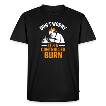 Welder Saying Profession Funny Welder Gift - Men's Premium Organic T-Shirt - black - Front - Nico (187cm)
