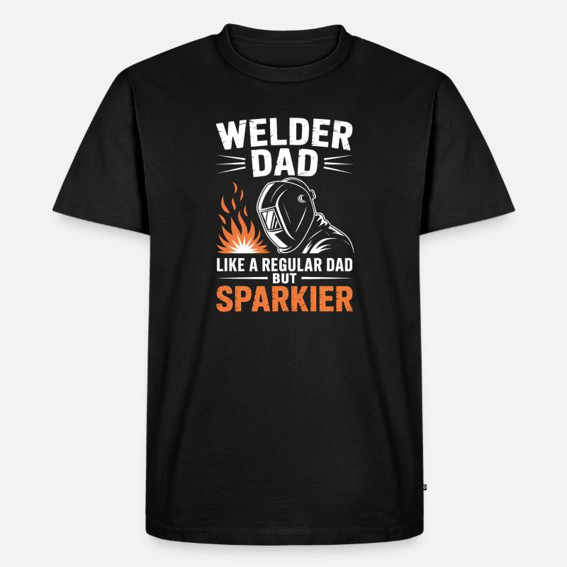 Schweißer Spruch Beruf Lustiges Schweißer Geschenk - Männer Premium Bio T-Shirt - Schwarz
