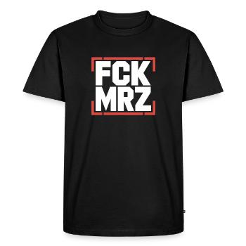 FCK MAR - Anti CDU/CSU Logo - Men's Premium Organic T-Shirt - black - Front - Nico (187cm)