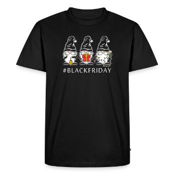 Black Friday shopping spree - Men's Premium Organic T-Shirt - black - Front - Nico (187cm)