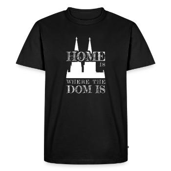 Cologne Home est là où le Dom est Cologne Carnaval Cologne - T-shirt Premium bio Homme - noir - Devant - Nico (187cm)