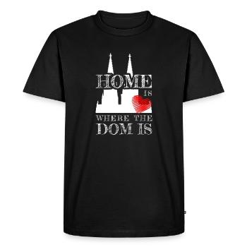 Cologne Home est là où le Dom est Cologne Carnaval Cologne - T-shirt Premium bio Homme - noir - Devant - Nico (187cm)