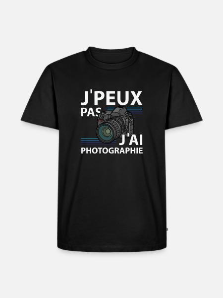 I can't I photograph - Men's Premium Organic T-Shirt - black