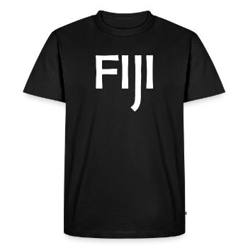 Fidji - Fidji - Îles - Pacifique - Mers du Sud - T-shirt Premium bio Homme - noir - Devant - Nico (187cm)