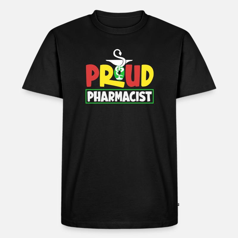 Apotheker Pharmazeutisch-technischer - Männer Premium Bio T-Shirt - Schwarz