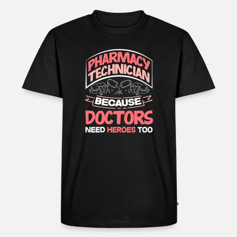Apotheker Pharmazeutisch-technischer - Männer Premium Bio T-Shirt - Schwarz
