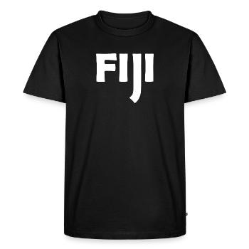 Fidji - Fidji - Îles - Pacifique - Mers du Sud - T-shirt Premium bio Homme - noir - Devant - Nico (187cm)