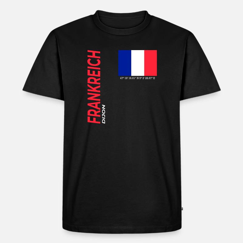Dijon - Männer Premium Bio T-Shirt - Schwarz