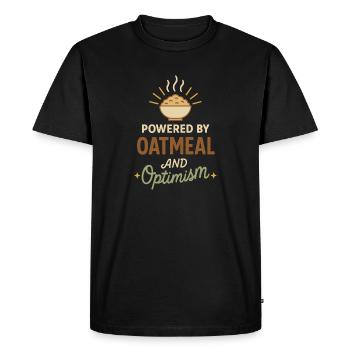 Culture du petit-déjeuner de la bouillie du jour au lendemain - T-shirt Premium bio Homme - noir - Devant - Nico (187cm)