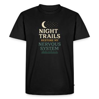 Introverti neurodivergent - T-shirt Premium bio Homme - noir - Devant - Nico (187cm)