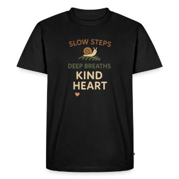 Introverti neurodivergent - T-shirt Premium bio Homme - noir - Devant - Nico (187cm)