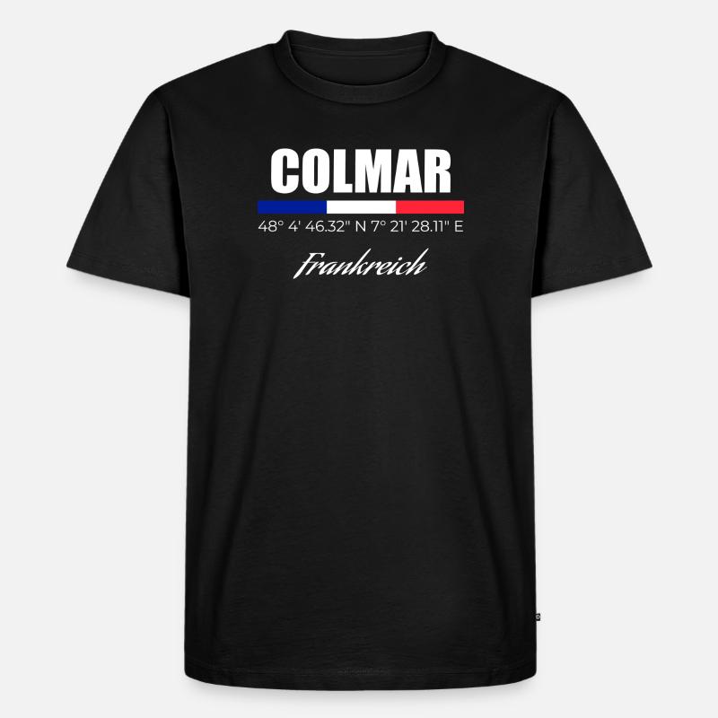 Colmar - Männer Premium Bio T-Shirt - Schwarz