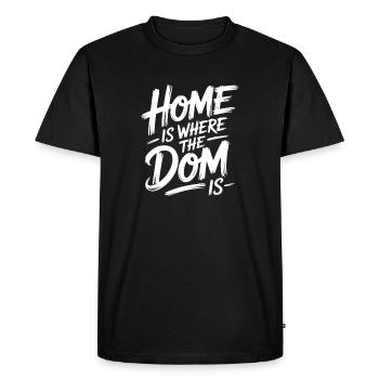 Cologne Home est là où le Dom est Cologne Carnaval Cologne - T-shirt Premium bio Homme - noir - Devant - Nico (187cm)