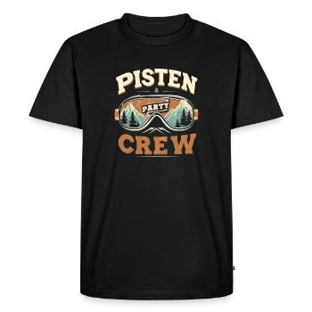 Slopes Party Crew Ski Mountains - Men's Premium Organic T-Shirt - black - Front - Nico (187cm)