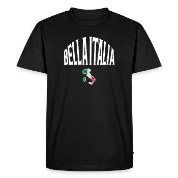 Bella Italia - T-shirt Premium bio Homme - noir - Devant - Nico (187cm)