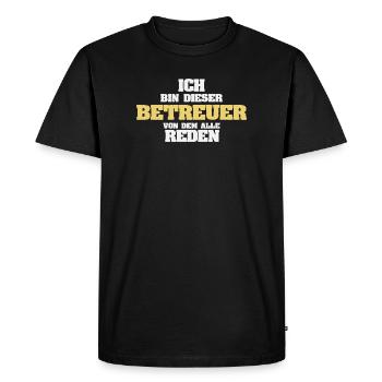 Profession Aidant - T-shirt Premium bio Homme - noir - Devant - Nico (187cm)