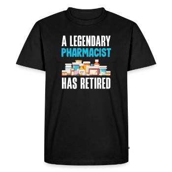 Pharmacist Pharmaceutical Technical - Men's Premium Organic T-Shirt - black - Front - Nico (187cm)