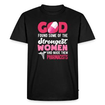 Pharmacist Pharmaceutical Technical - Men's Premium Organic T-Shirt - black - Front - Nico (187cm)