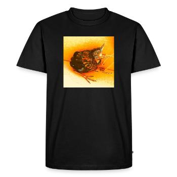 Merle Affamé - T-shirt Premium bio Homme - noir - Devant - Nico (187cm)