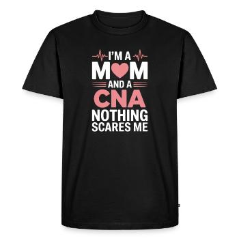Caregiver Saying Funny Caregiver Gift - Men's Premium Organic T-Shirt - black - Front - Nico (187cm)
