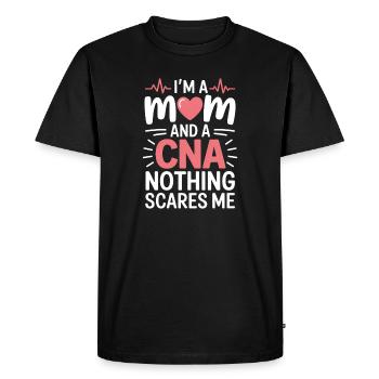 Caregiver Saying Funny Caregiver Gift - Men's Premium Organic T-Shirt - black - Front - Nico (187cm)