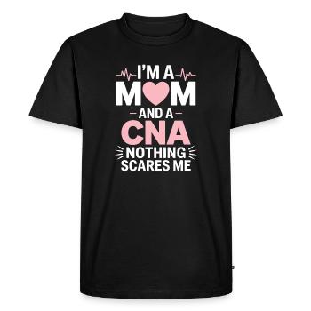 Caregiver Saying Funny Caregiver Gift - Men's Premium Organic T-Shirt - black - Front - Nico (187cm)