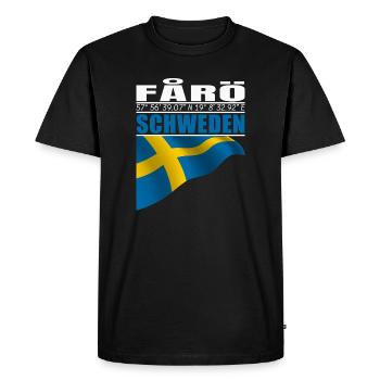 Faro - T-shirt Premium bio Homme - noir - Devant - Nico (187cm)
