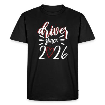 Test de conduire 2026 Test de permis de conduire - T-shirt Premium bio Homme - noir - Devant - Nico (187cm)