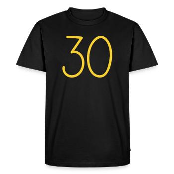 30 - T-shirt Premium bio Homme - noir - Devant - Nico (187cm)