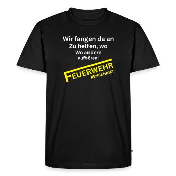 We Catch - Un design amusant pour pêcheurs et pêcheurs - T-shirt Premium bio Homme - noir - Devant - Nico (187cm)