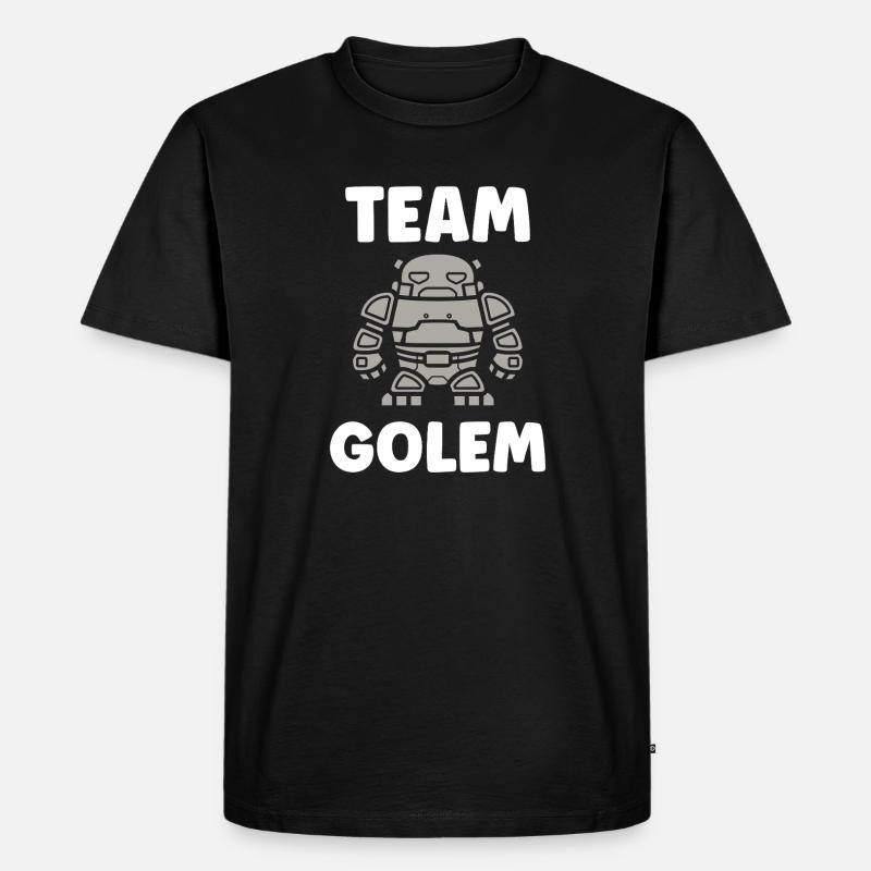 Team Golem - Männer Premium Bio T-Shirt - Schwarz