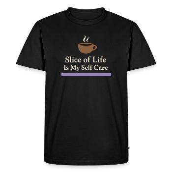Anime introvert Weeb couch potato - Men's Premium Organic T-Shirt - black - Front - Nico (187cm)