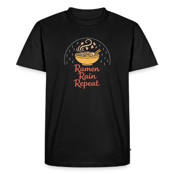 Anime introvert Weeb couch potato - Men's Premium Organic T-Shirt - black - Front - Nico (187cm)