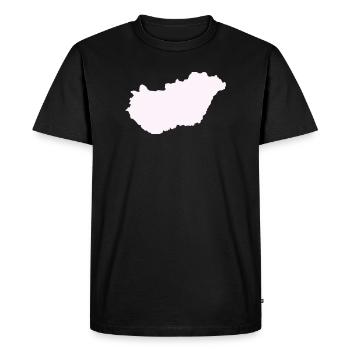 Pays hongrois - T-shirt Premium bio Homme - noir - Devant - Nico (187cm)