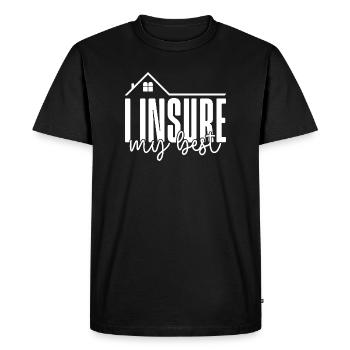 Agent d’assurance costume assurer mon meilleur Medicare - T-shirt Premium bio Homme - noir - Devant - Nico (187cm)